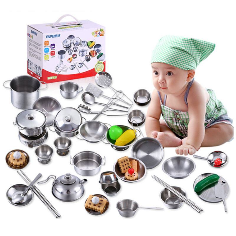 Stainless Steel Children's Kitchen Utensil Set