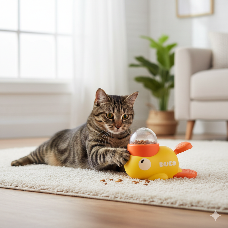 DuckFeed Play — Alimentação com diversão e estímulo